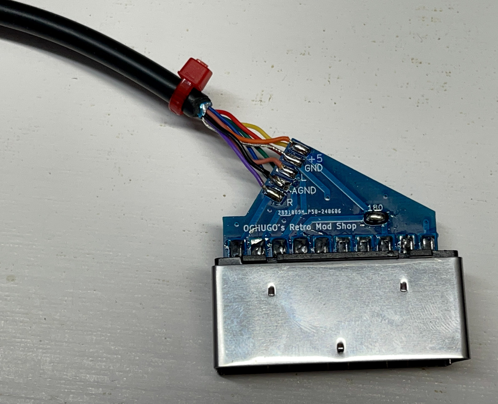 Atari Jaguar RGB Stereo Shielded SCART cable Free SHIP !