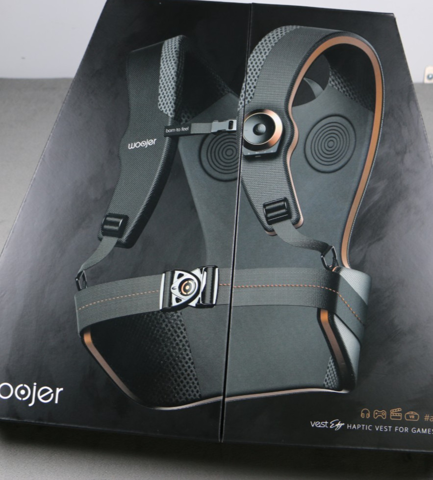 Woojer Vest Edge Haptic Vest Bundle (2) VR Gaming Music Immersive Bass
