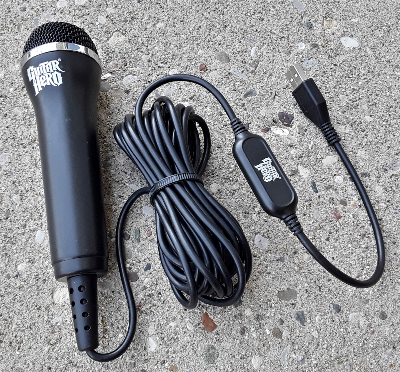 Guitar Hero Redoctane USB Microphone E-UR20 Wired Mic Xbox 360 PS3 Wii