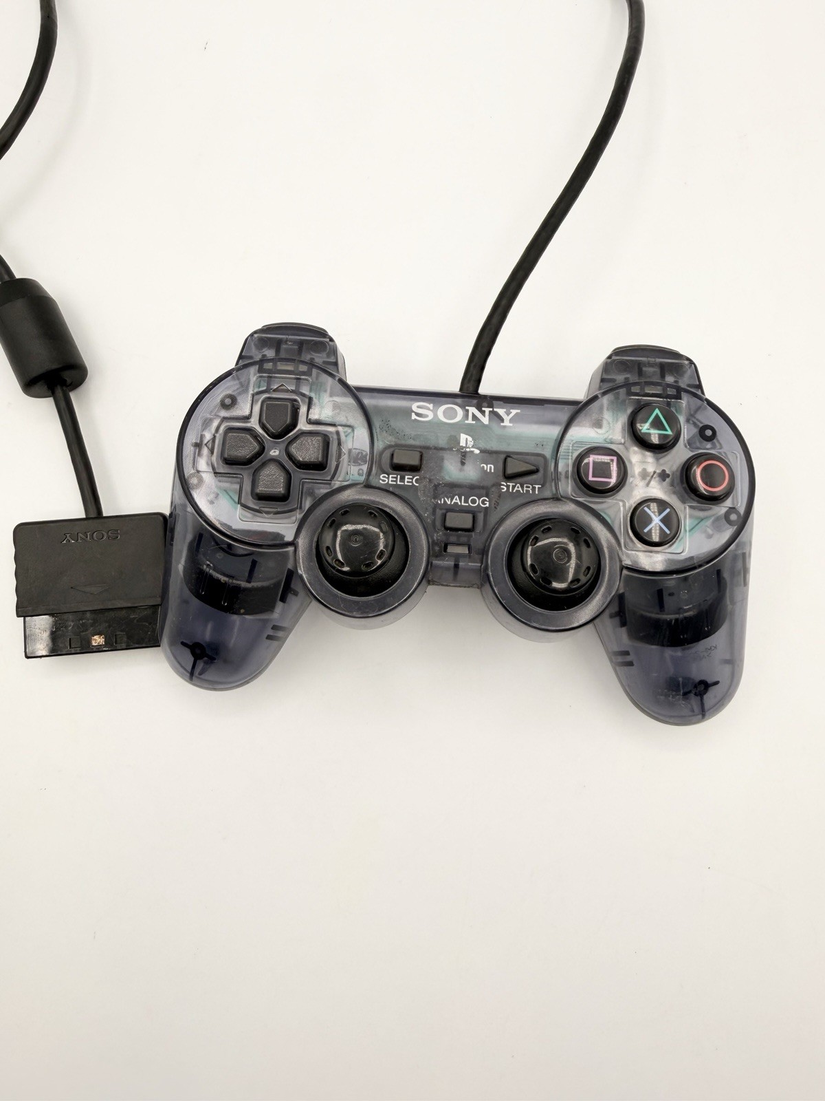 Playstation 2 PS2 Smoke Clear Grey Dual Shock 2 Controller SCPH-10010