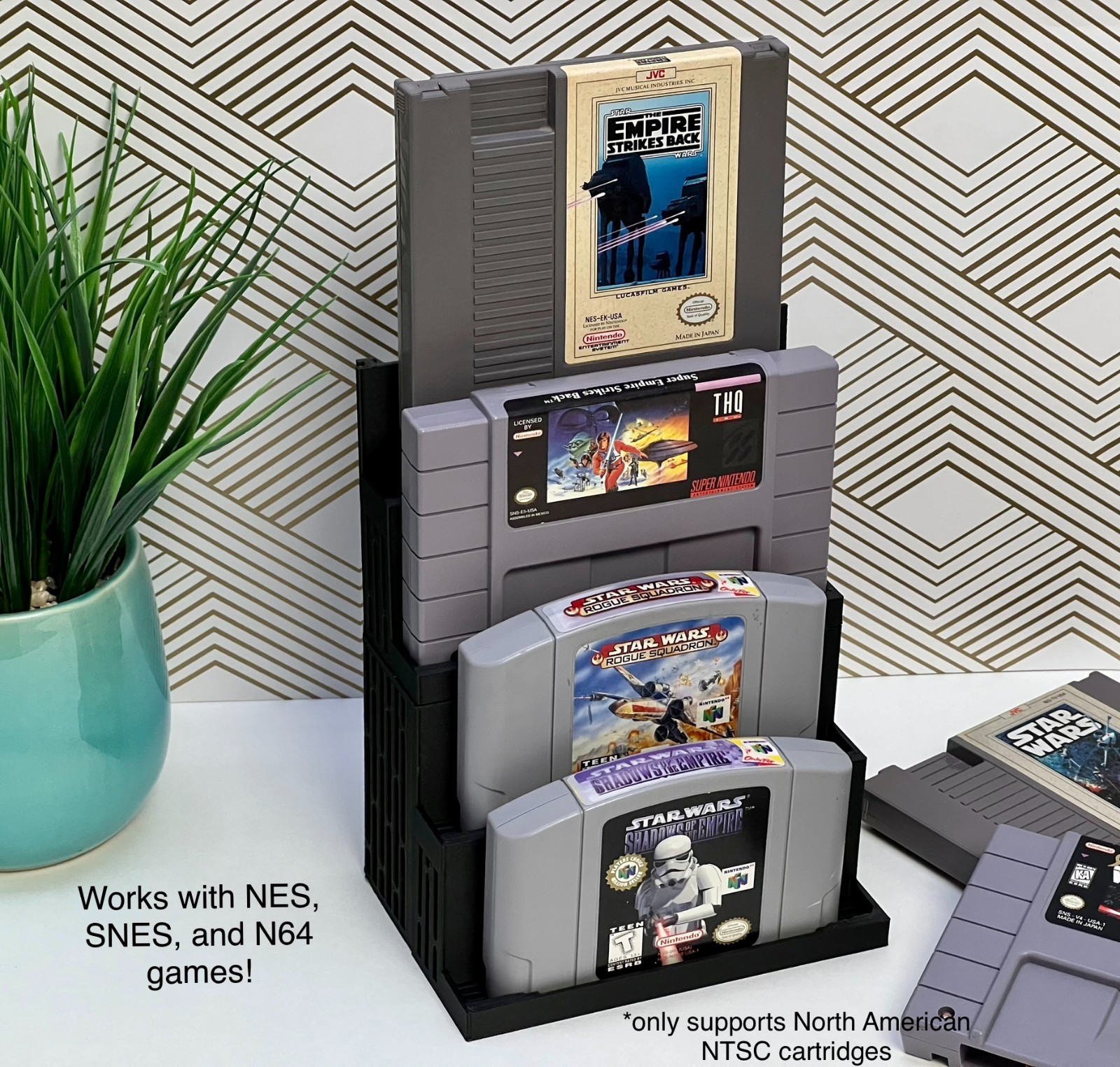 NES SNES N64 Modular Stacking Display for Nintendo NTSC Games