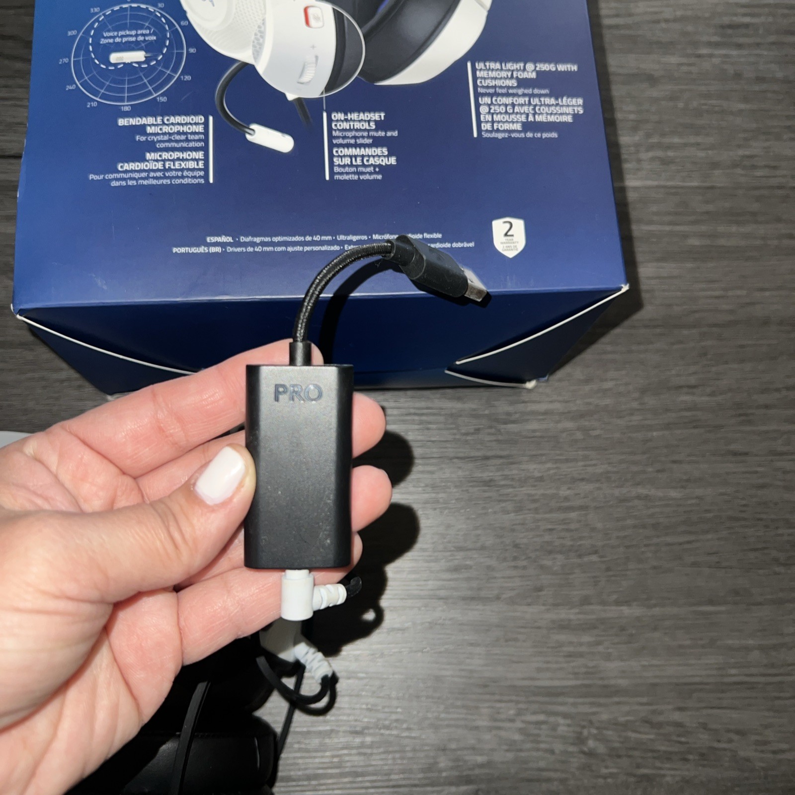Razer Kraken X Wired Hypersense gray Tested And Working