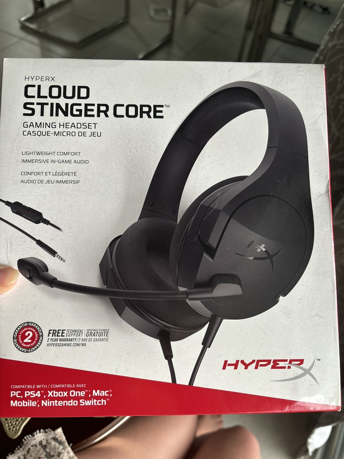 HyperX Cloud Stinger Black Headband Gaming Headset for PC and PS4 Xbox One
