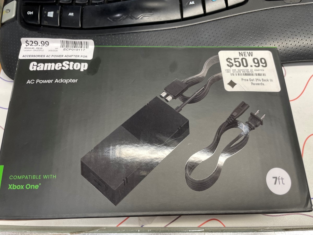 AC POWER ADAPTER FOR XBOX ONE 7FT P-10013 (ECP019117)