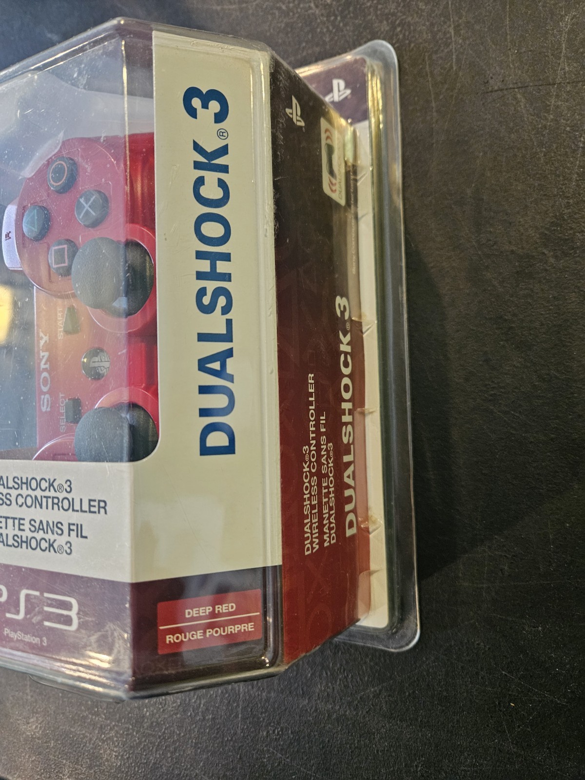 Sony PS3 DualShock 3 Deep Red Wireless Controller Sealed | Brand New