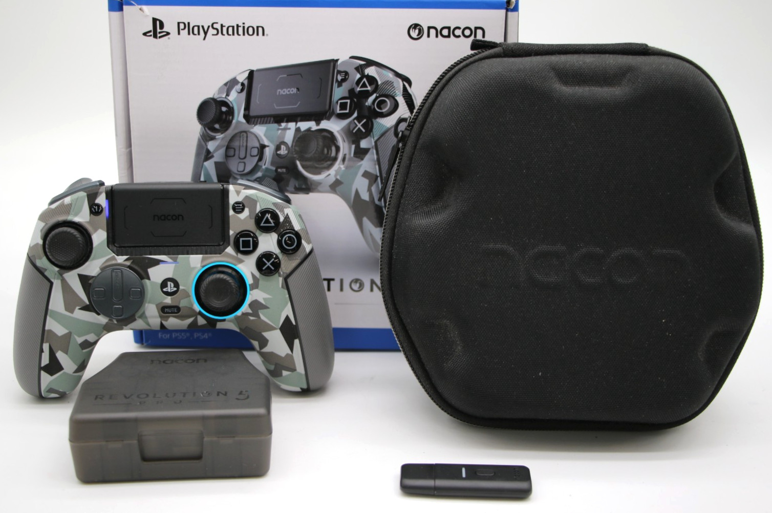 Nacon Revolution 5 Pro PlayStation Wireless Gaming Controller – Arctic Camo