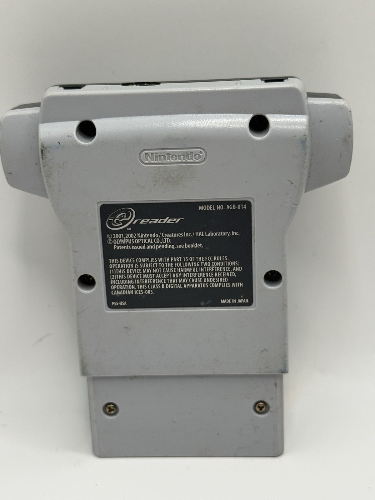 Authentic Nintendo Card E-Reader for Game Boy Advance AGB-014 – Tested