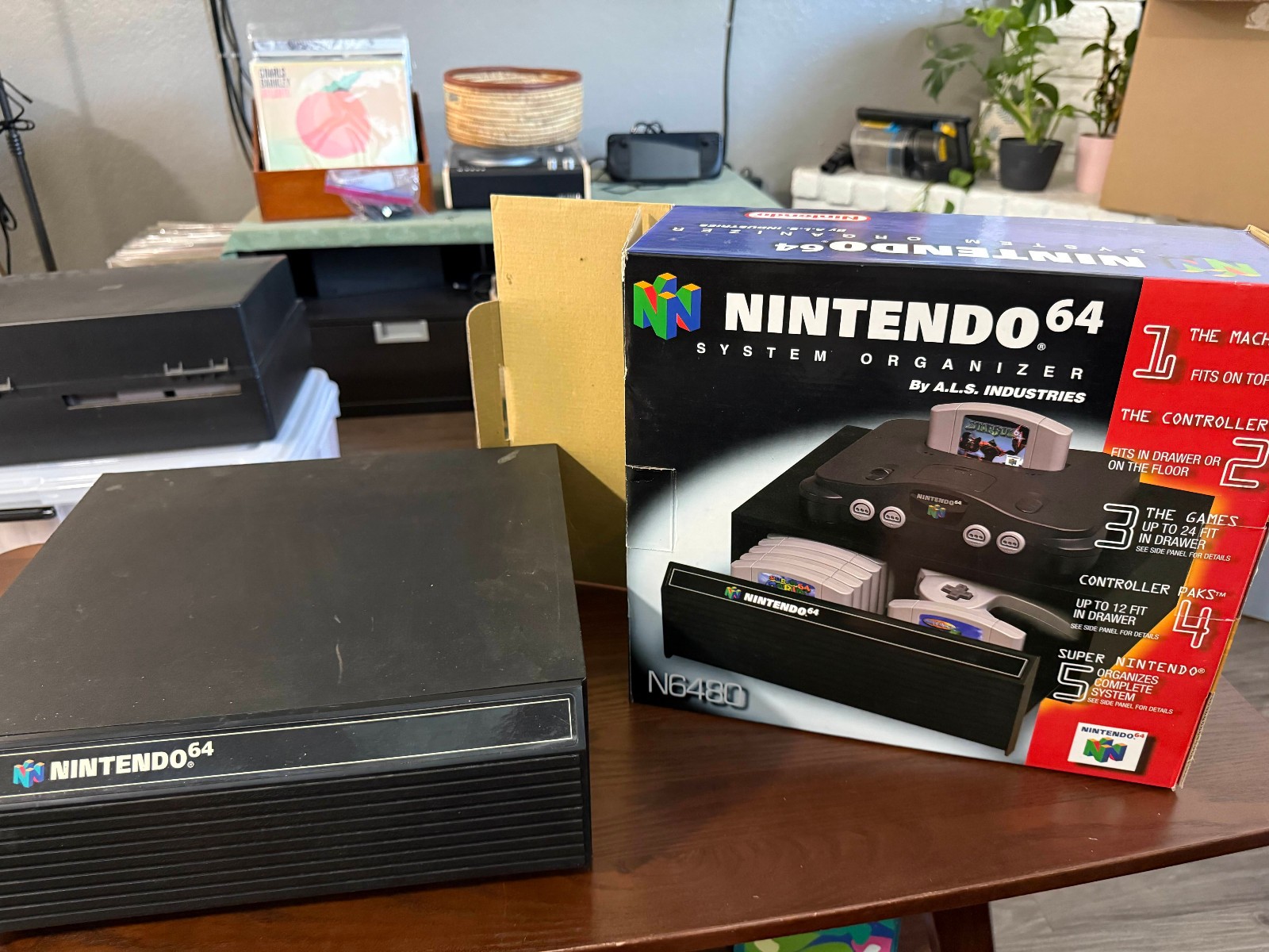 Official Nintendo 64 System Organizer – AUTHENTIC, CIB, SEE PICS