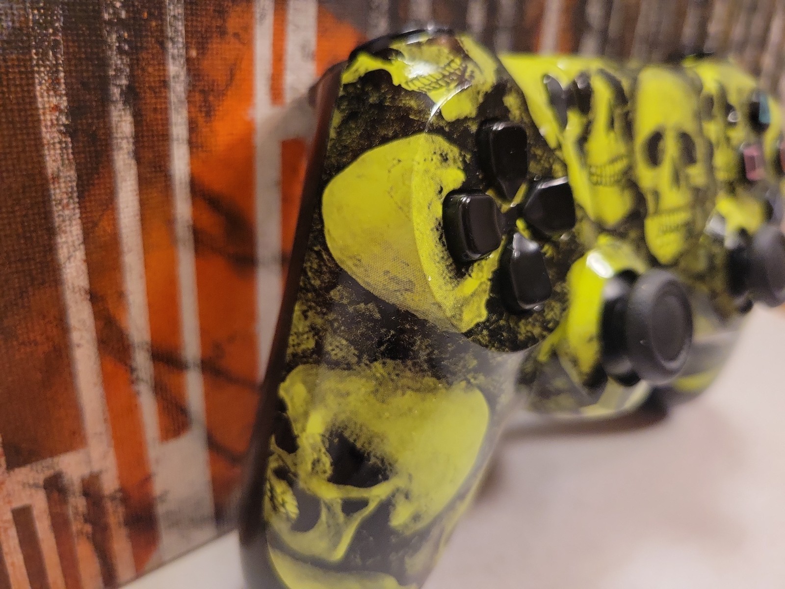 Skull Sony DualShock 4 Controller PlayStation PS4 – Custom Hydro Dipped
