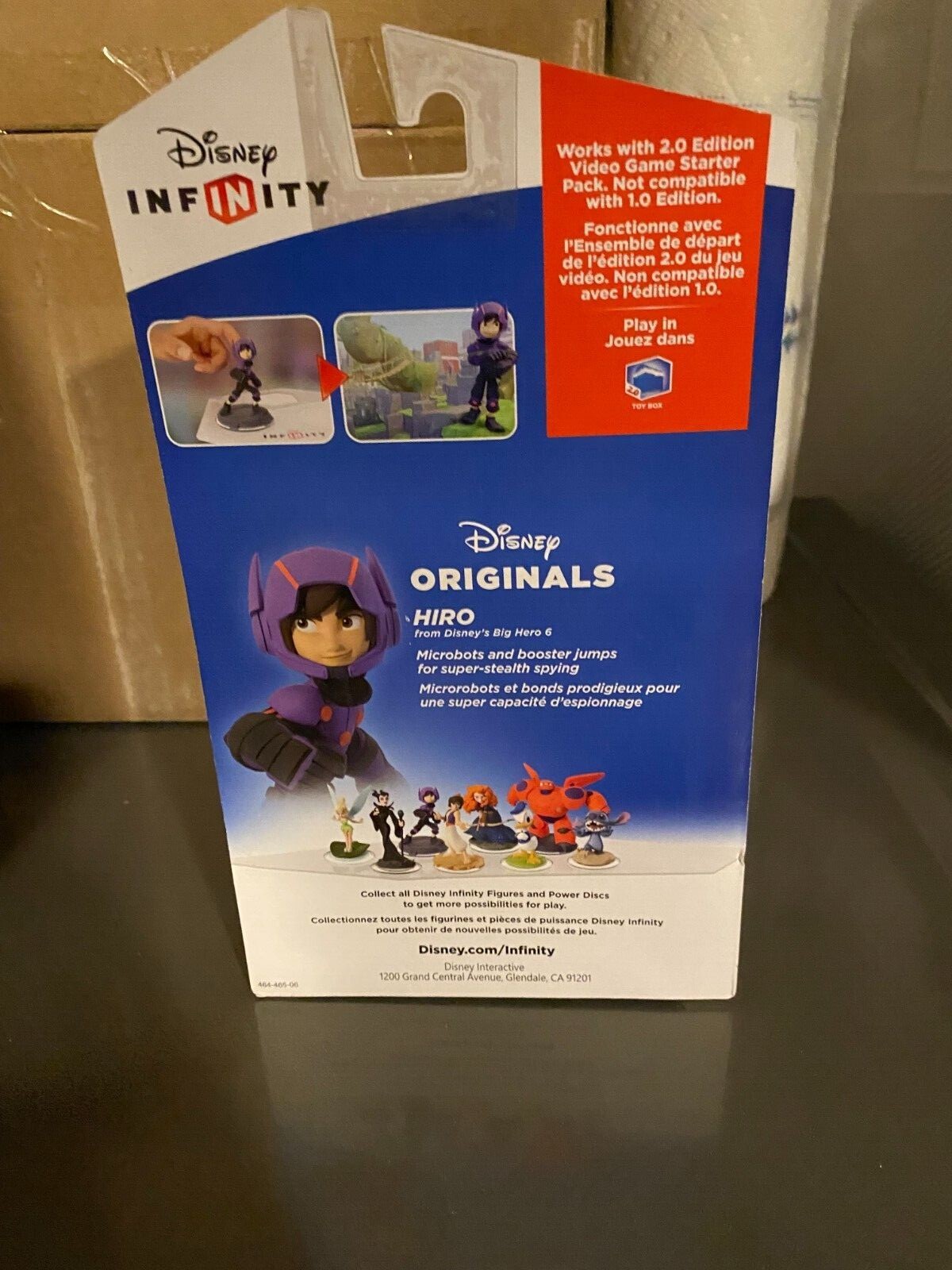 Disney Infinity 2.0 Hiro action figure Brand New NIB Sealed