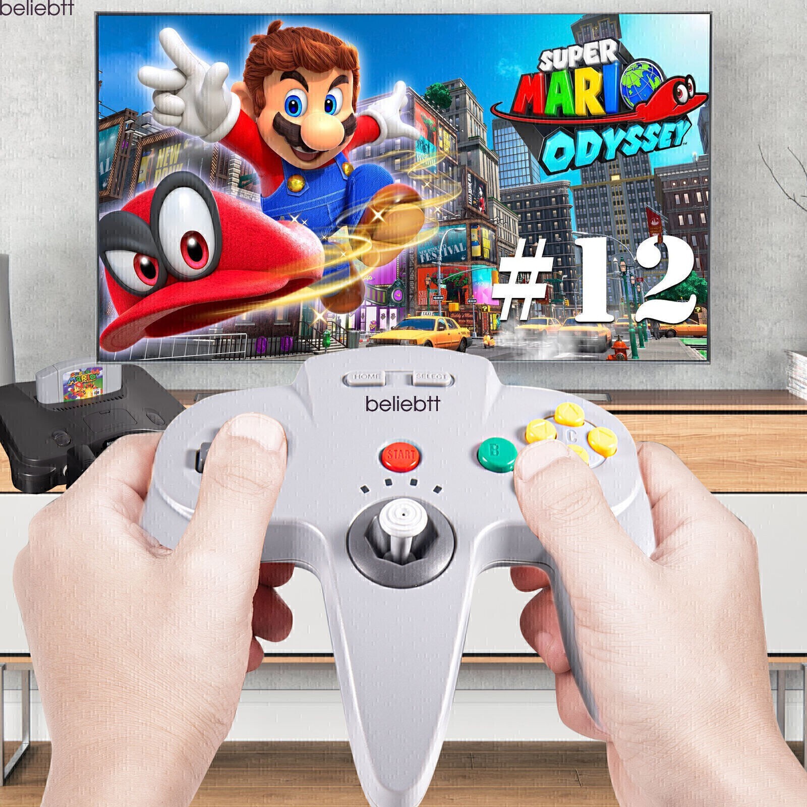 Wireless Switch Online N64 Controller for Switch PC Mac Steam iOS Raspberry Pi