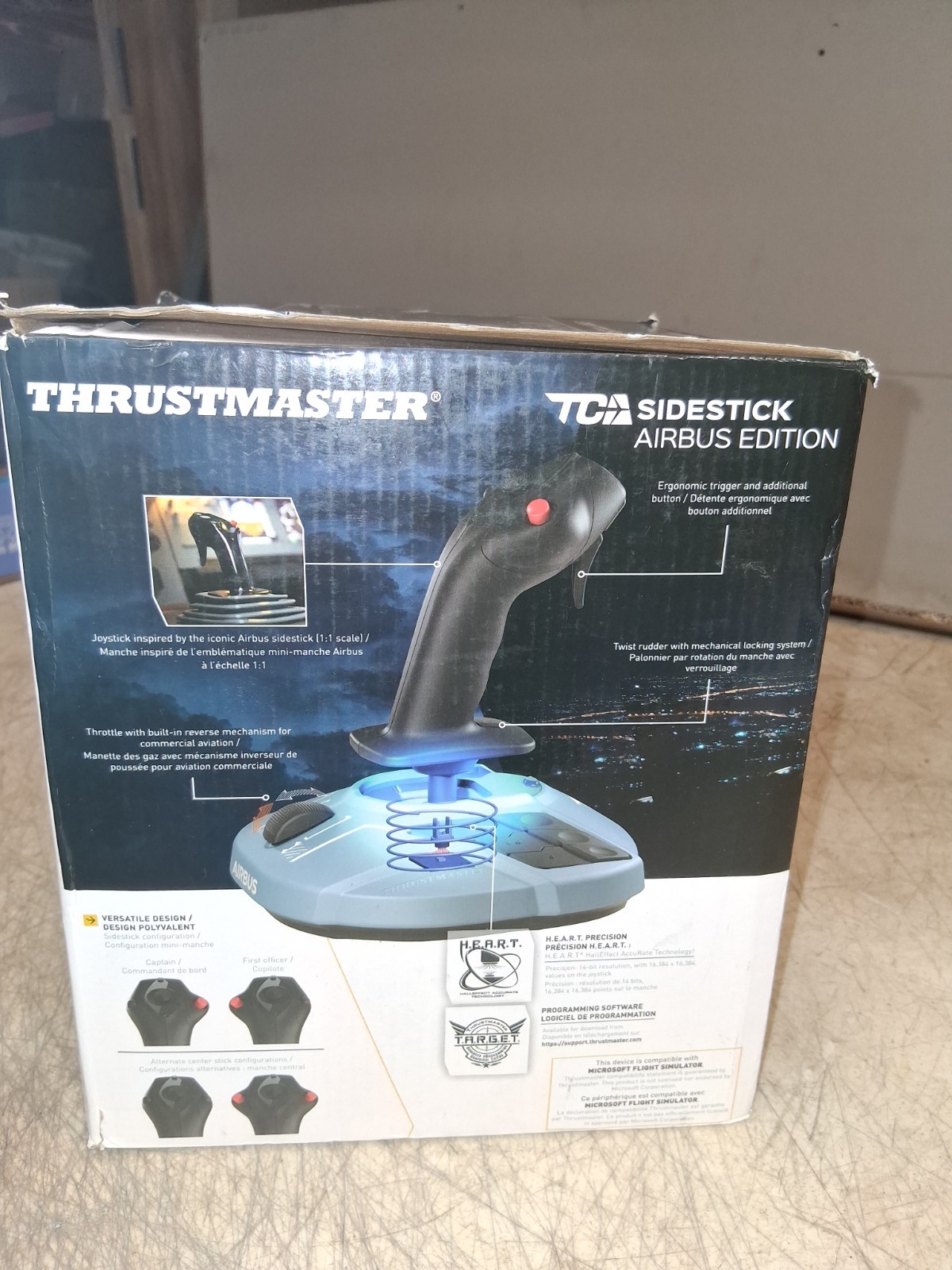 Thrustmaster TCA Sidestick Airbus Edition Flight Stick For PC – Open Box