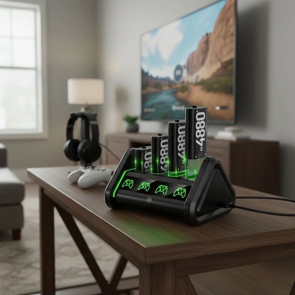 Rechargeable Xbox Batteries for Series X S and Xbox One Controllers with Charger