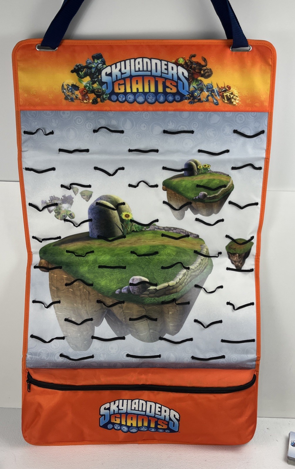 Vintage SKYLANDERS Giants Over Door Figure Storage Zipper Pocket Holds 49 Pieces