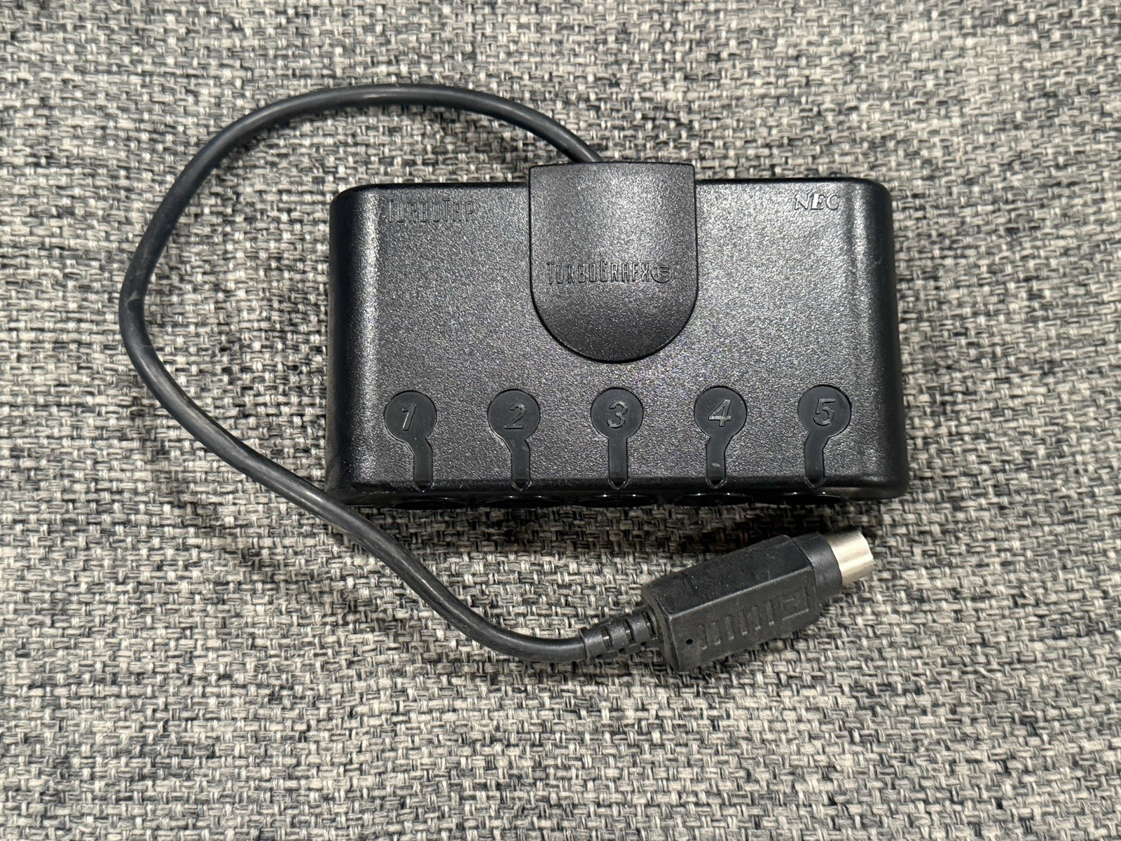 NEC TurboGrafx-16 TurboTap Multitap Controller Adapter HES-TAP-01