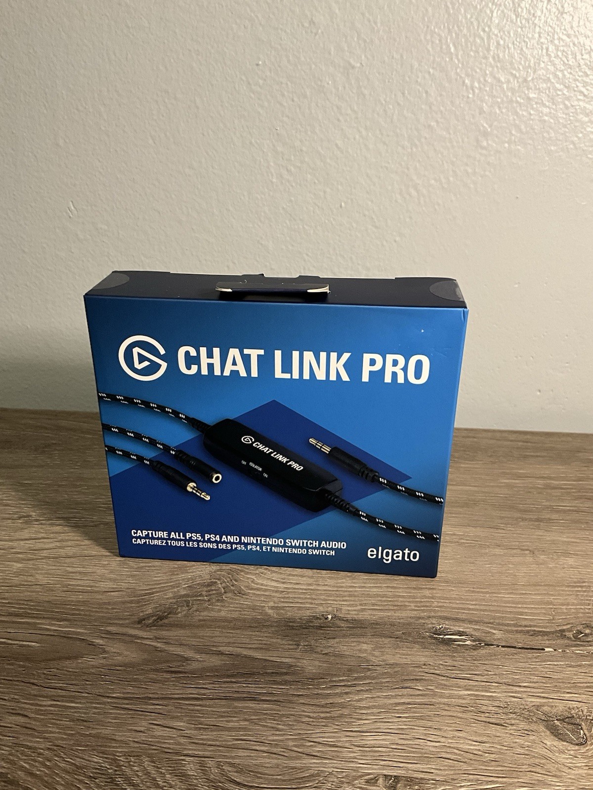 Elgato Chat Link Pro Audio Adapter PS5 PS4 Switch Capture Voice Cable New