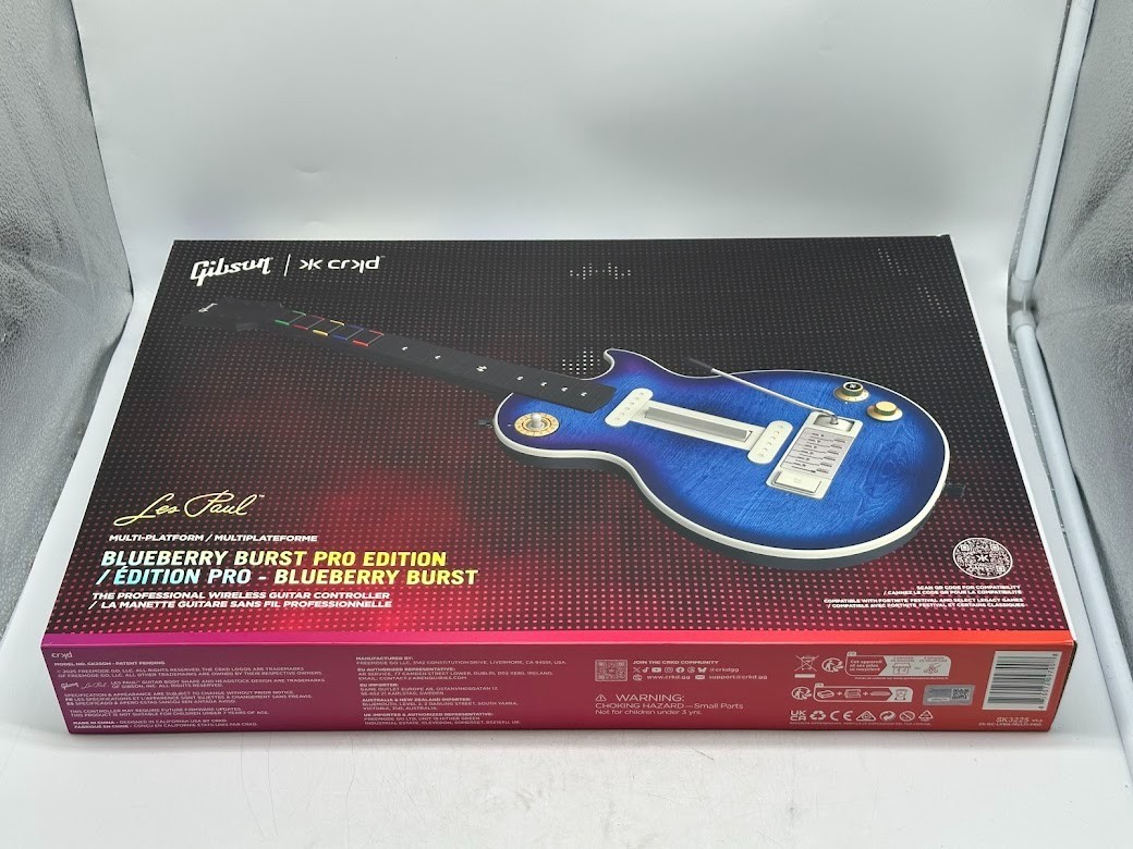 CRKD Gibson Les Paul Guitar Controller – Blueberry Burst Pro – Multi Platform