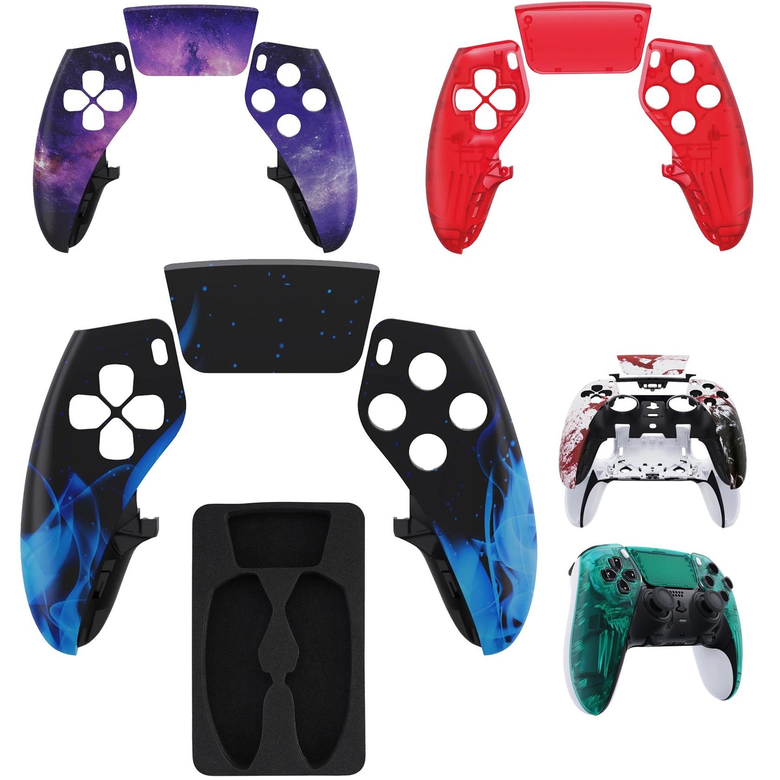 Custom Replacement Front Shell Case Kit for PS5 PlayStation 5 Edge Controller