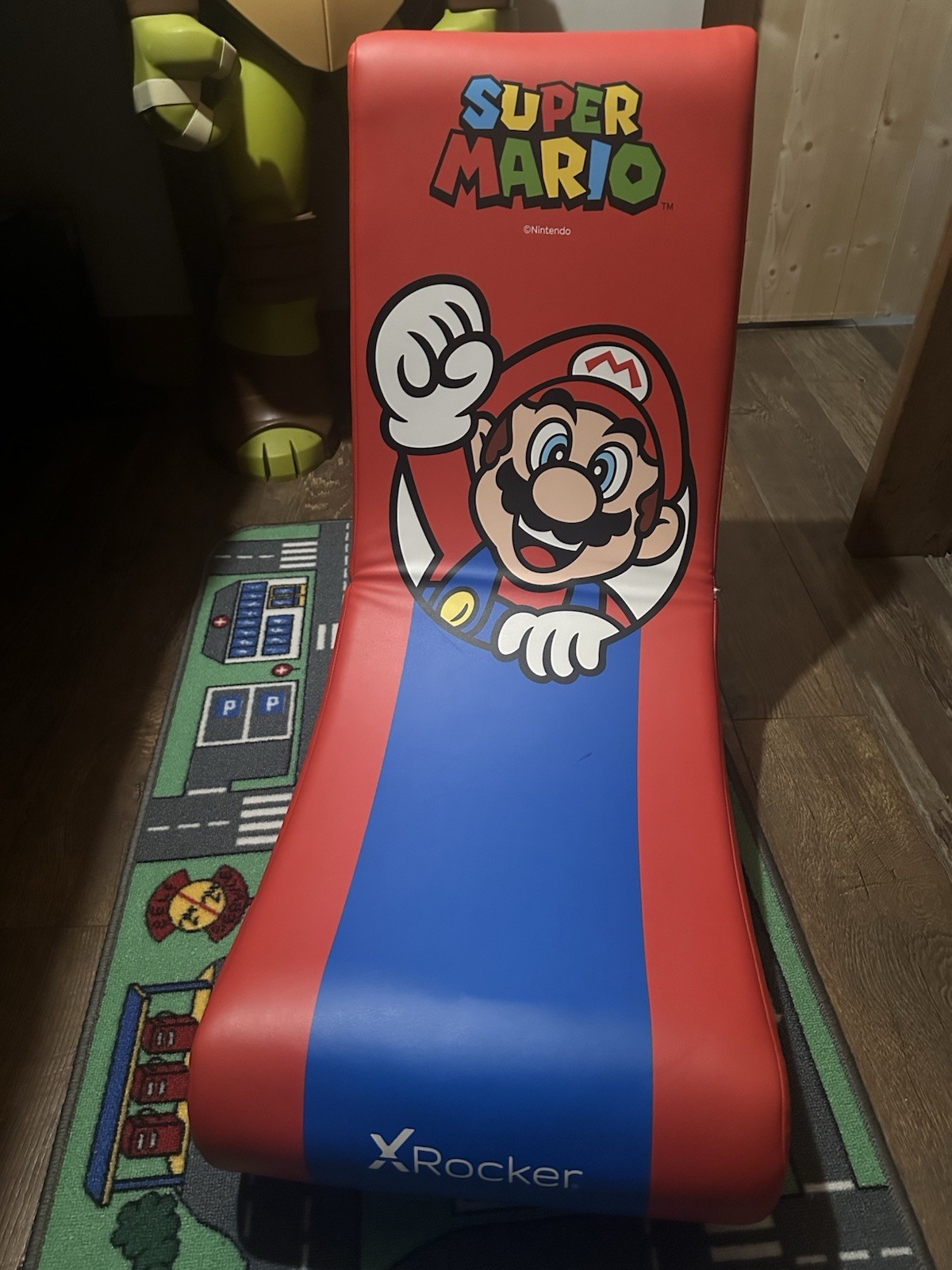 X Rocker Super Mario Floor Rocker Kids Gaming Chair Mario Edition Retired Rare