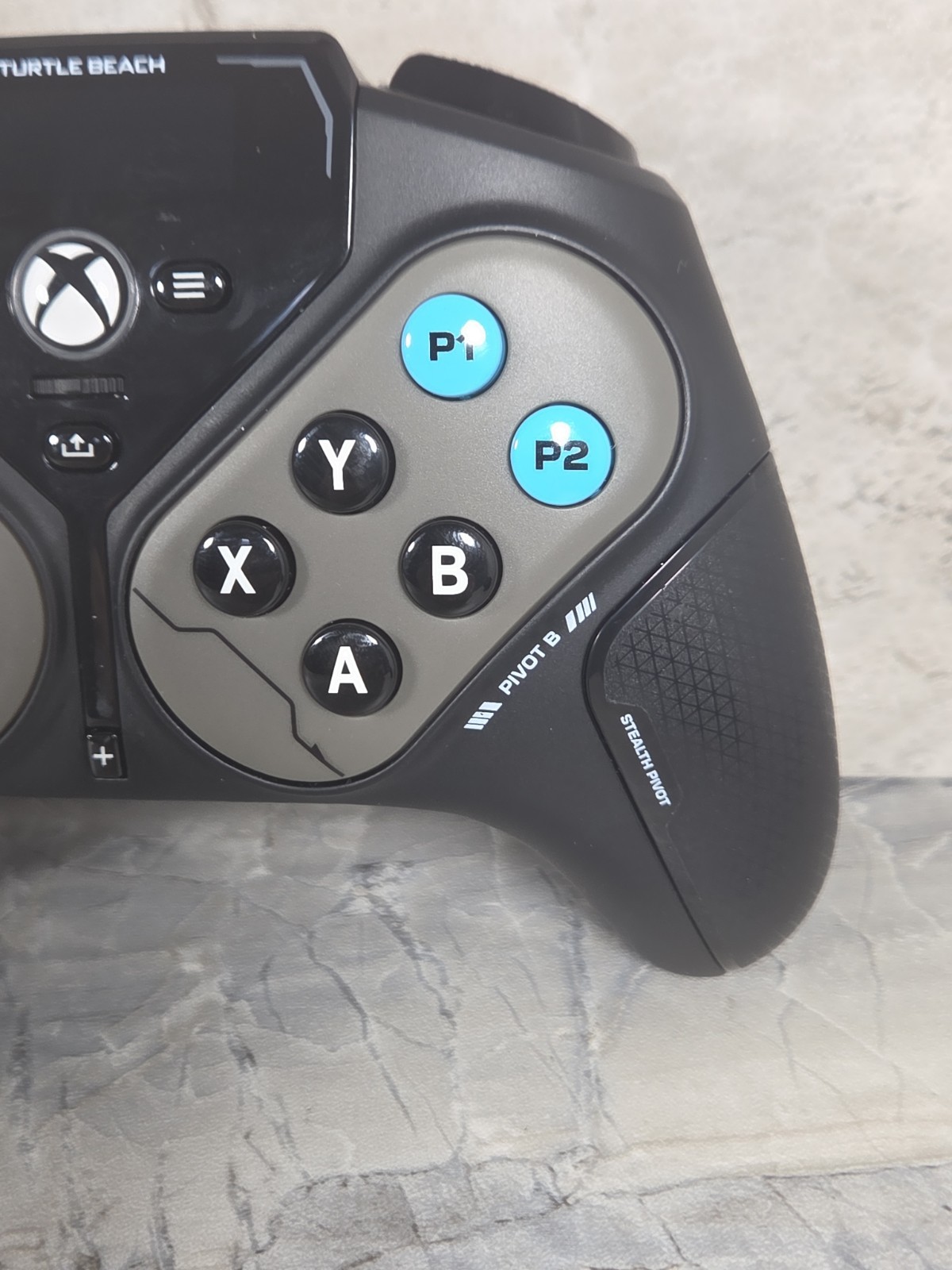 Turtle Beach Stealth Pivot Wireless Smart Game Controller Gray Blue Black