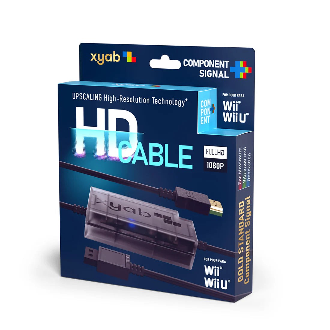 1080p HDMI Adapter Cable (Console to HDTV) – Nintendo Wii AV TV Video Cord, New