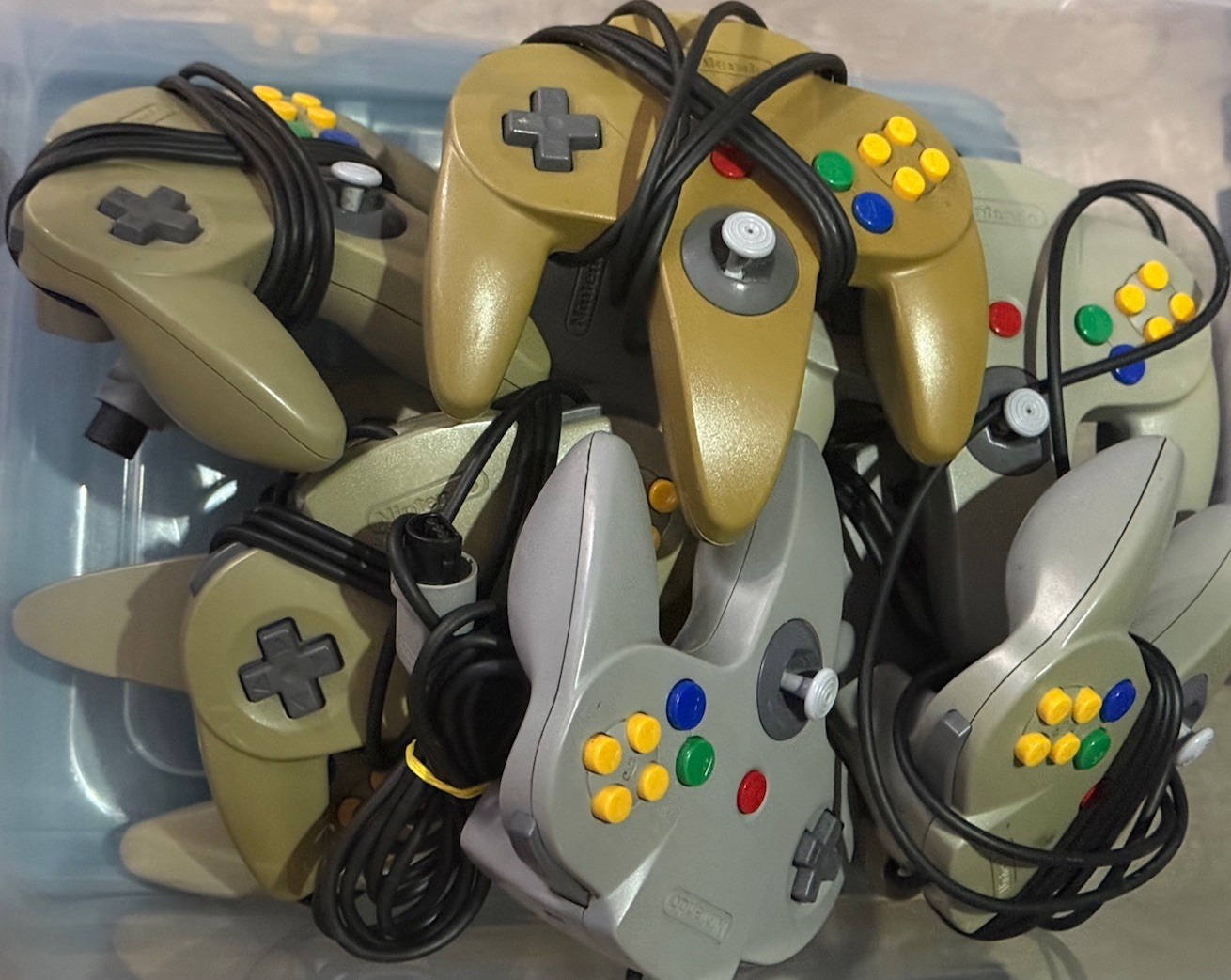 N64 Controllers – OEM Gray / Brown – Wired Controllers – Tested And Working