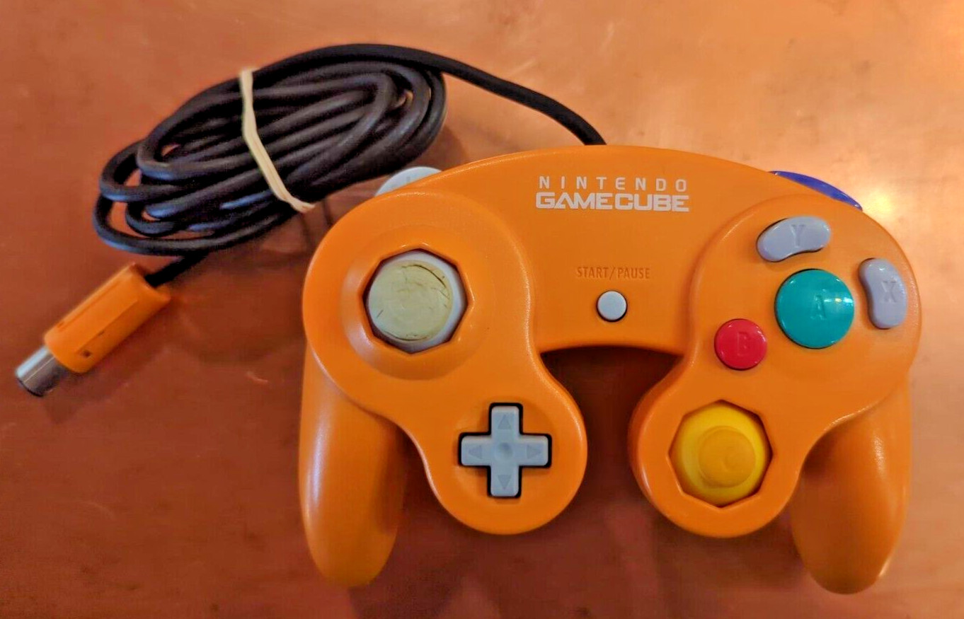 Nintendo Official GameCube Controller Spice Orange NGC DOL-003