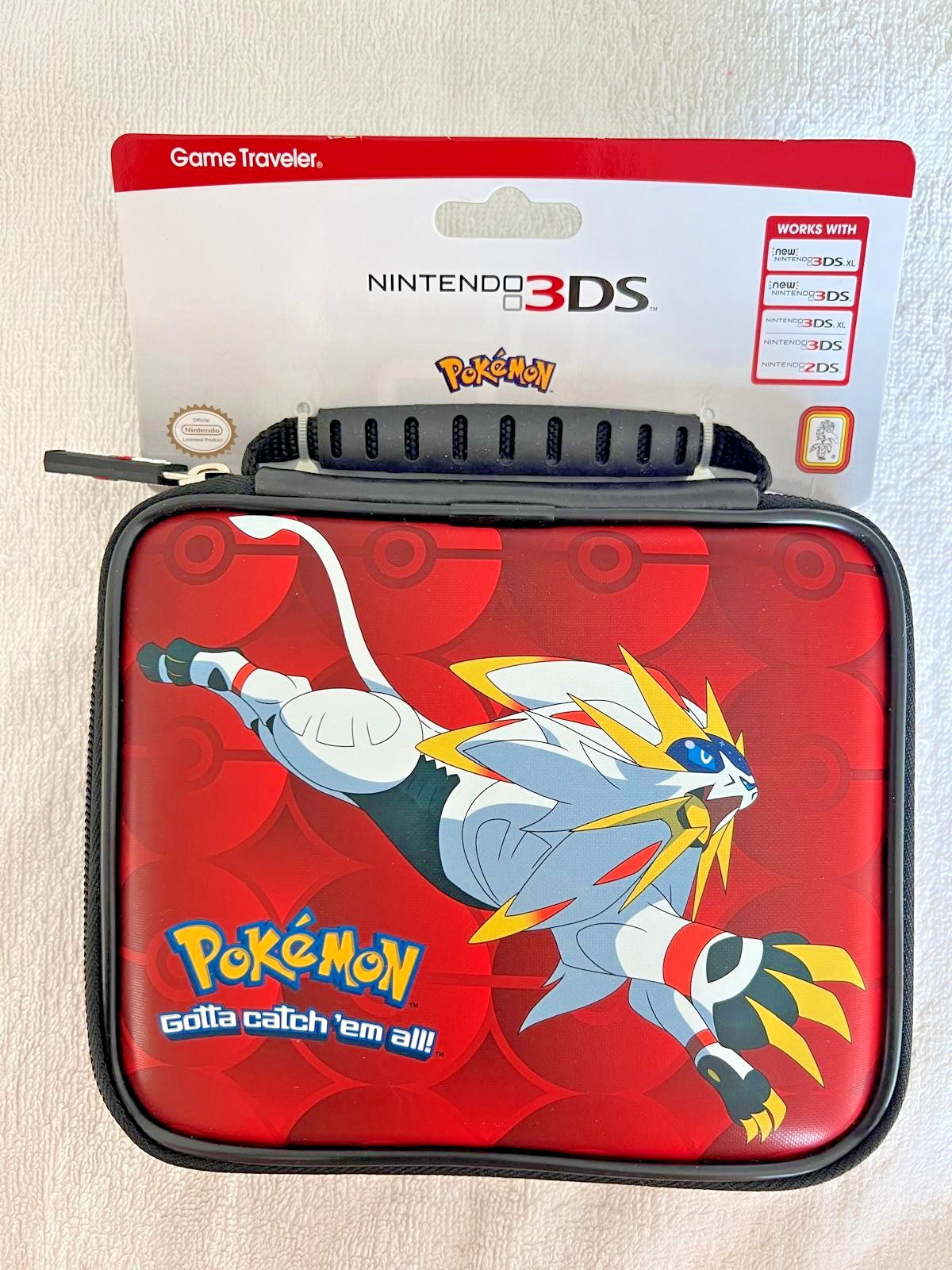 Pokémon SOLGALEO Game Traveler Case P215 Nintendo 2DS 3DS 3DS XL NEW