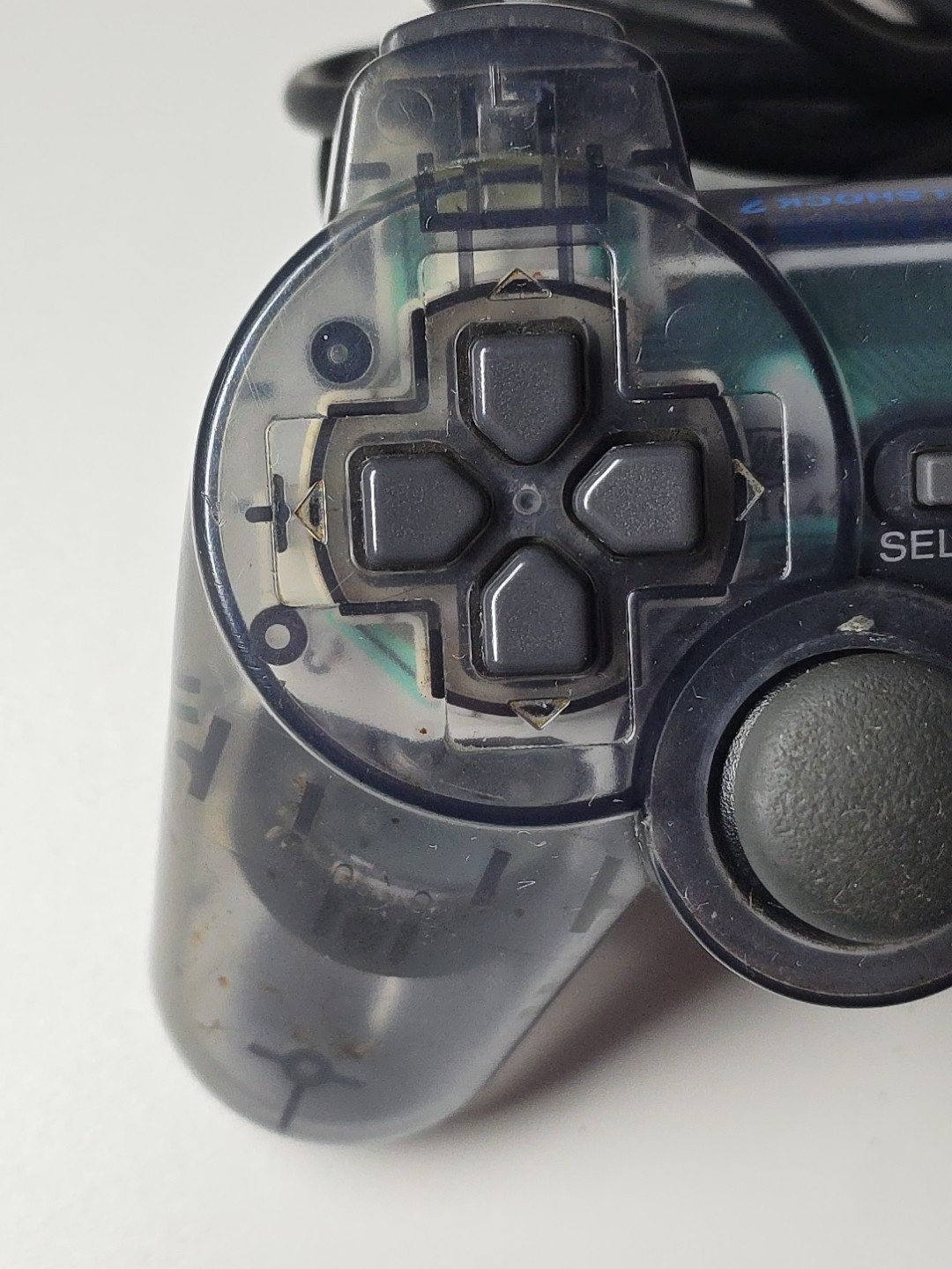 Smoke Clear Dual Shock 2 Controller Sony PlayStation 2 PS2 – Read Description