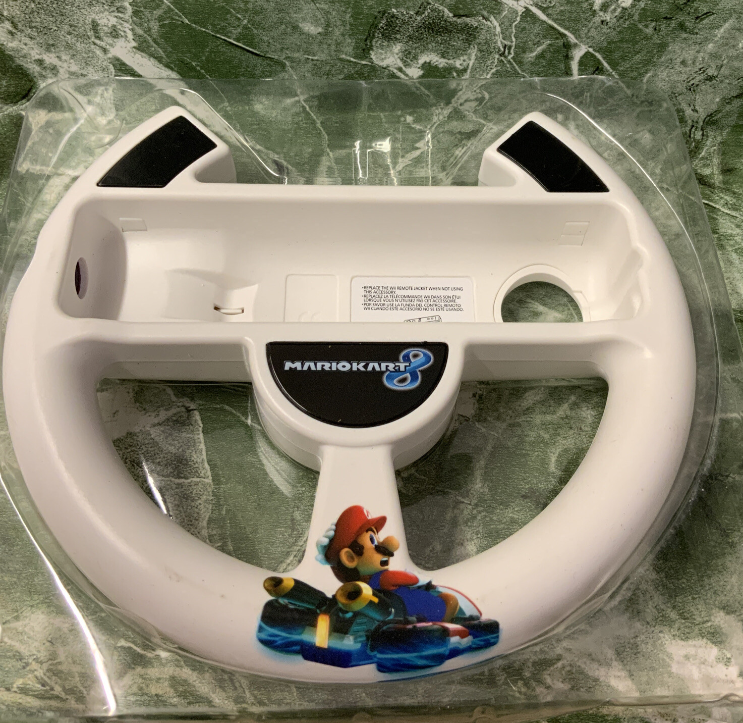 ⚡️Wii U Mario Kart 8 Edition Racing Wheel 🆕 Open Box – As Shown 🆕
