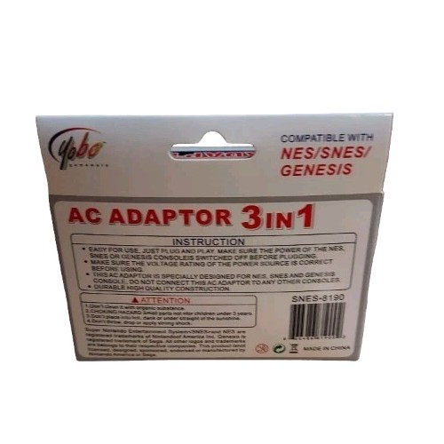 AC Power Supply + AV Cable For SEGA Genesis MODEL 2 Console NEW BOXED