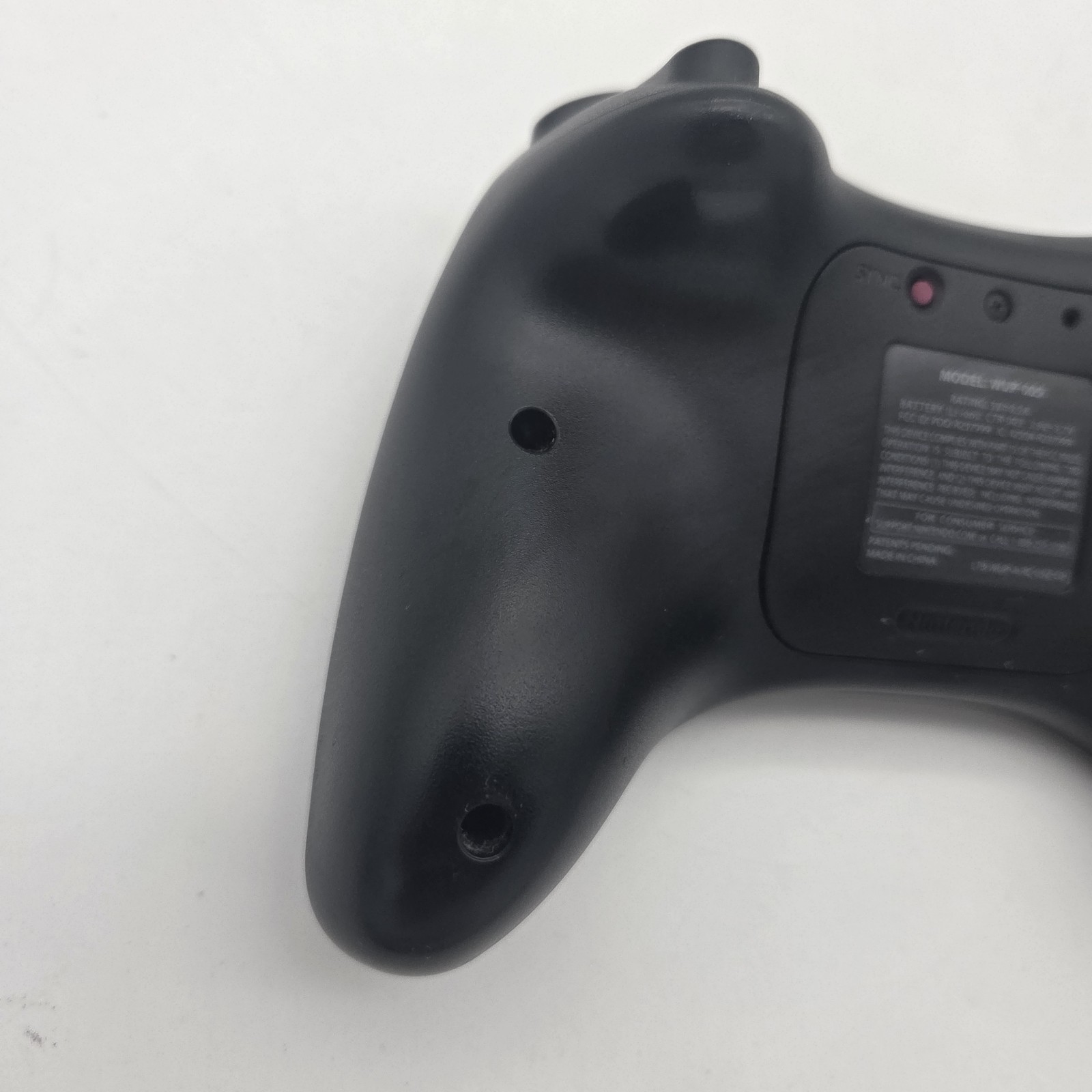 Nintendo Wii U Wireless Pro Controller Black Gamepad OEM Official WUP-005 TESTED
