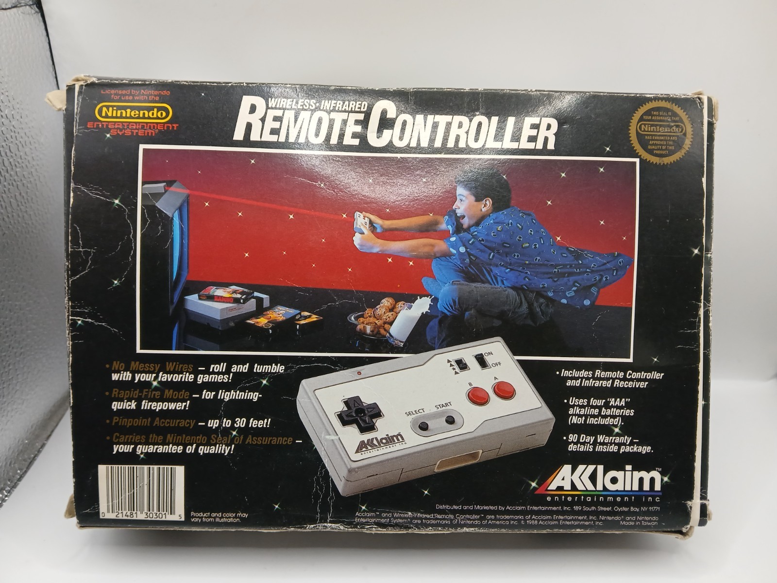 Vintage: Nintendo Wireless Infrared Remote Controller in Box. Tested. Works