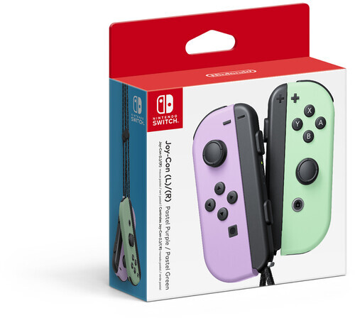 Joy-Con (L)/(R) – Pastel Purple/ Pastel Green [New ] Controller