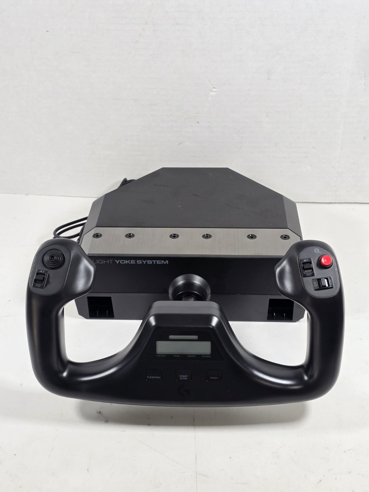 Logitech G Flight Yoke System USB Controller Only Tested Working No Throttle