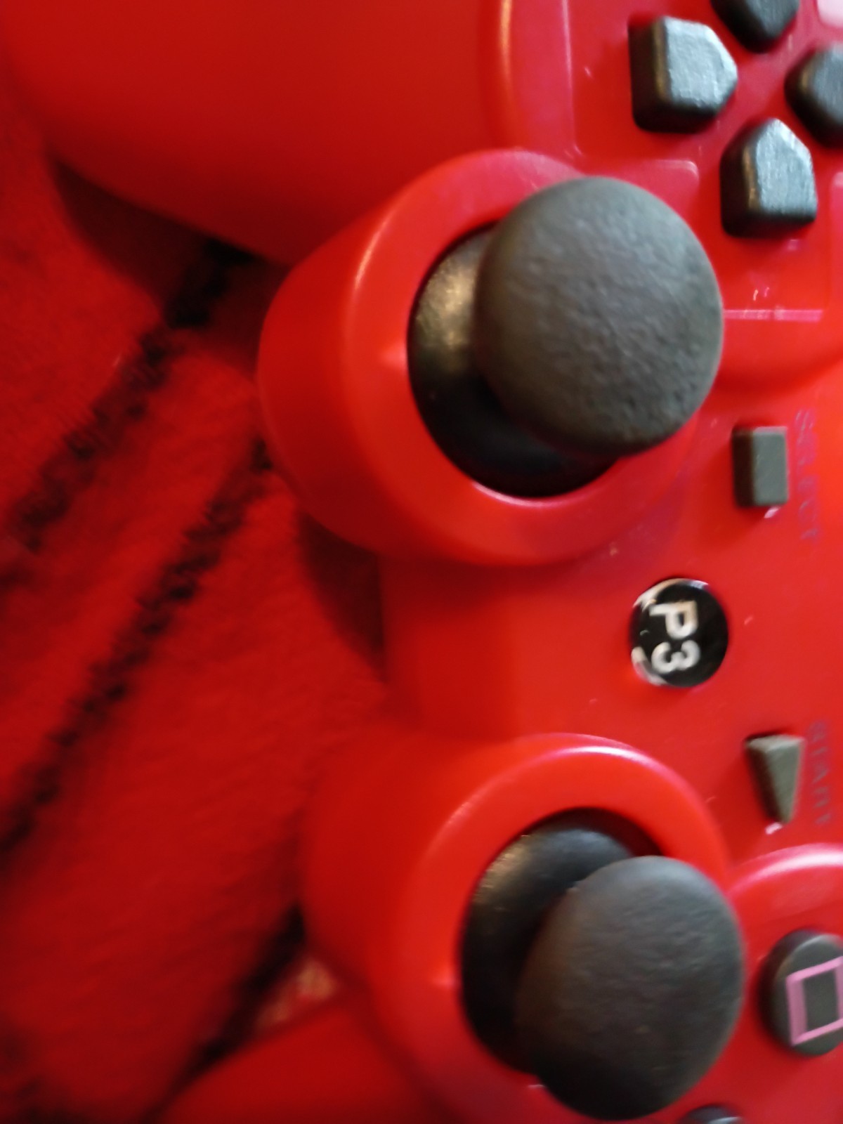 Sony DualShock 3 Red Wireless Wired Controller for PlayStation 3