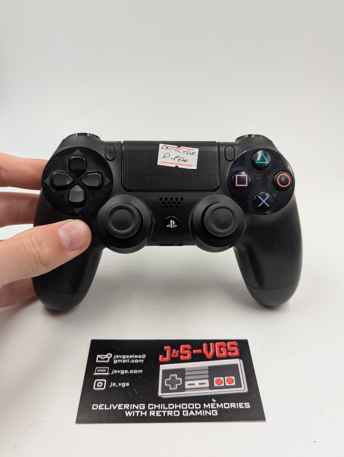 Sony PS4 DualShock 4 Controller Black D-Pad Issue For Parts Repair OEM