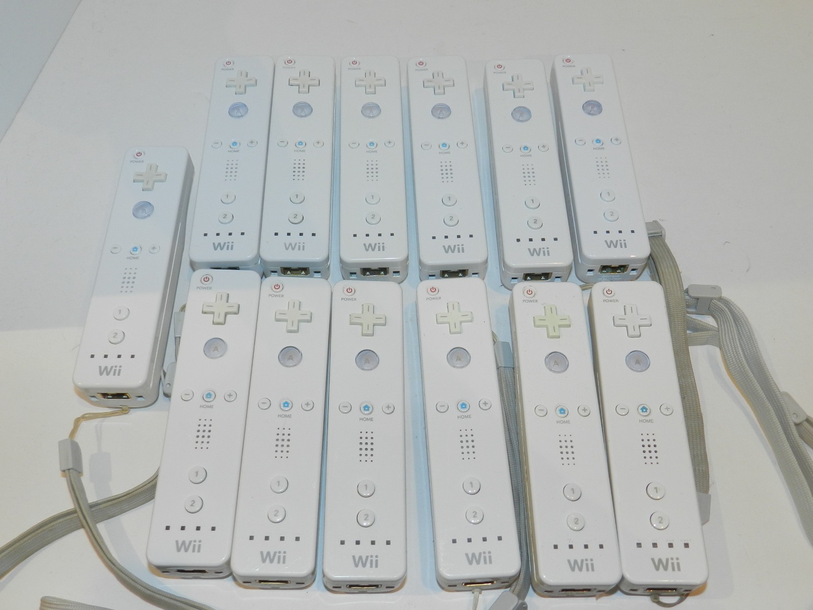 Nintendo Wii Remote Controller Genuine OEM Lot of 13 Untested AS-IS RVL-003