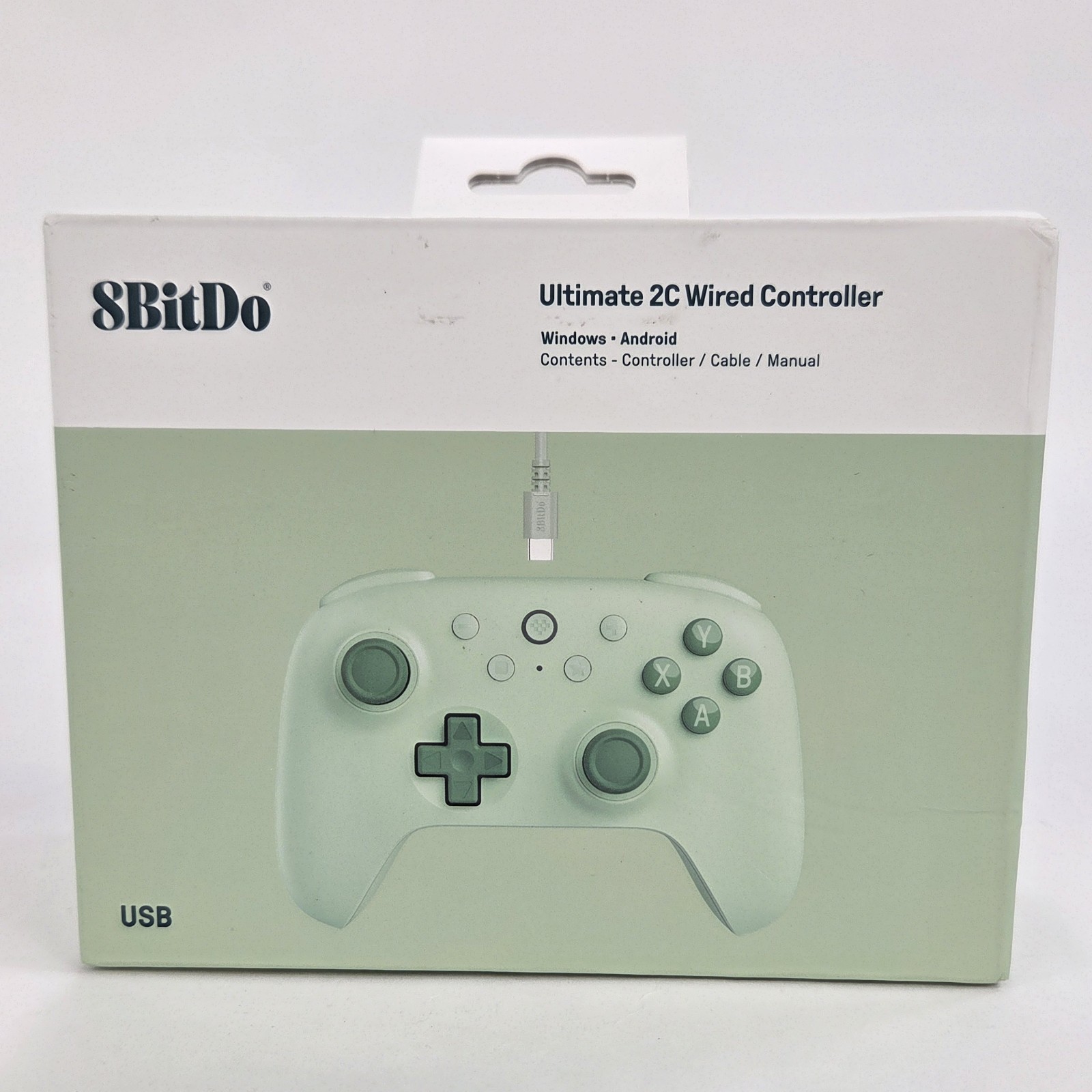 8Bitdo Ultimate 2C Wired Controller For Windows, Android – Green