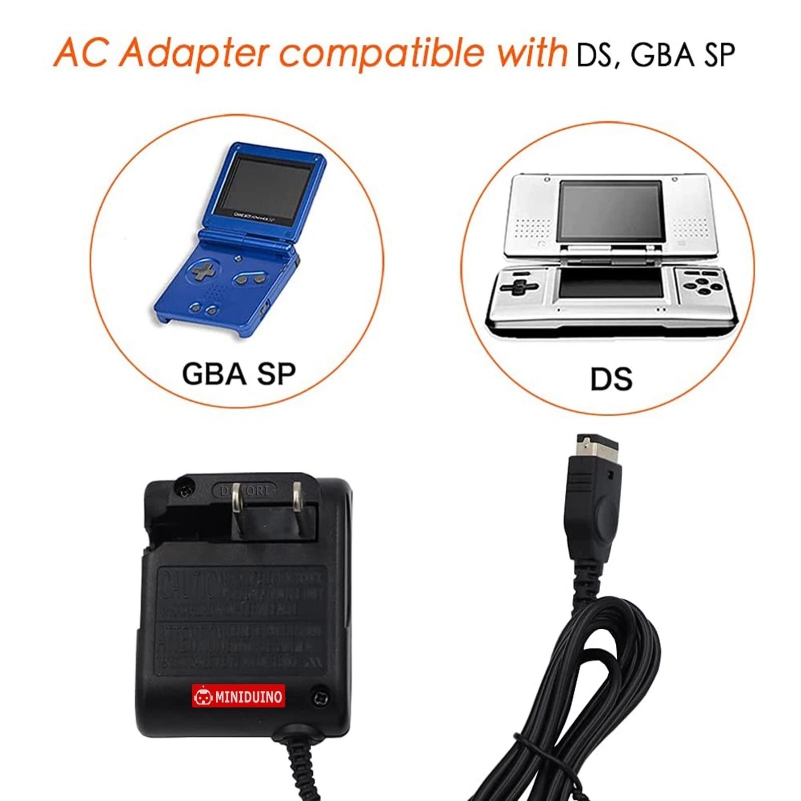 AC Adapter Charger For Nintendo Gameboy Advance SP DS NDS GBA Wall Power Cord