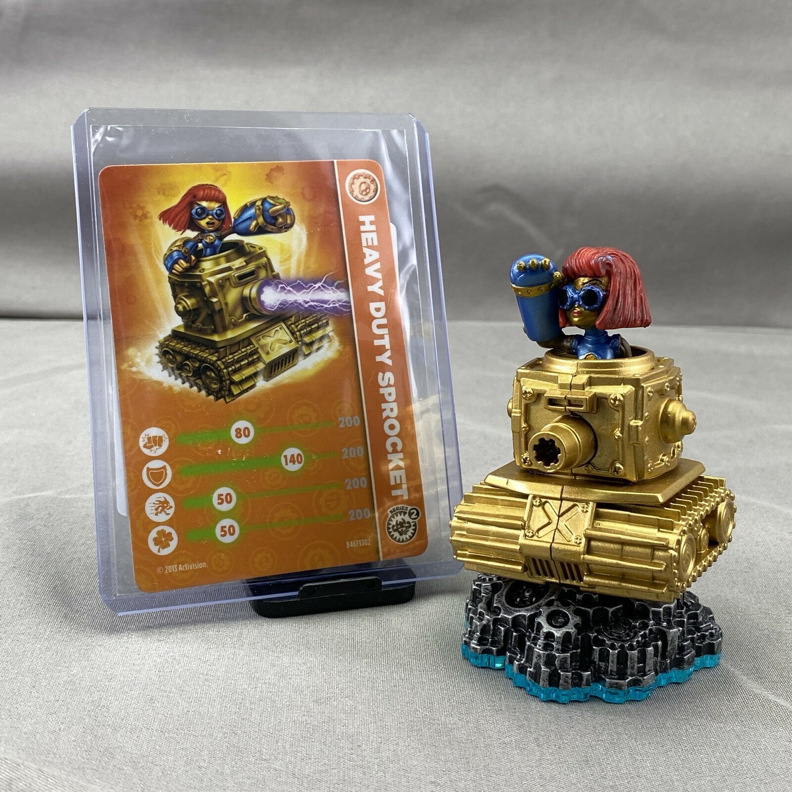 SKYLANDERS SWAP FORCE – *HEAVY DUTY* SPROCKET SERIES 2 Tech Element Loose w Card