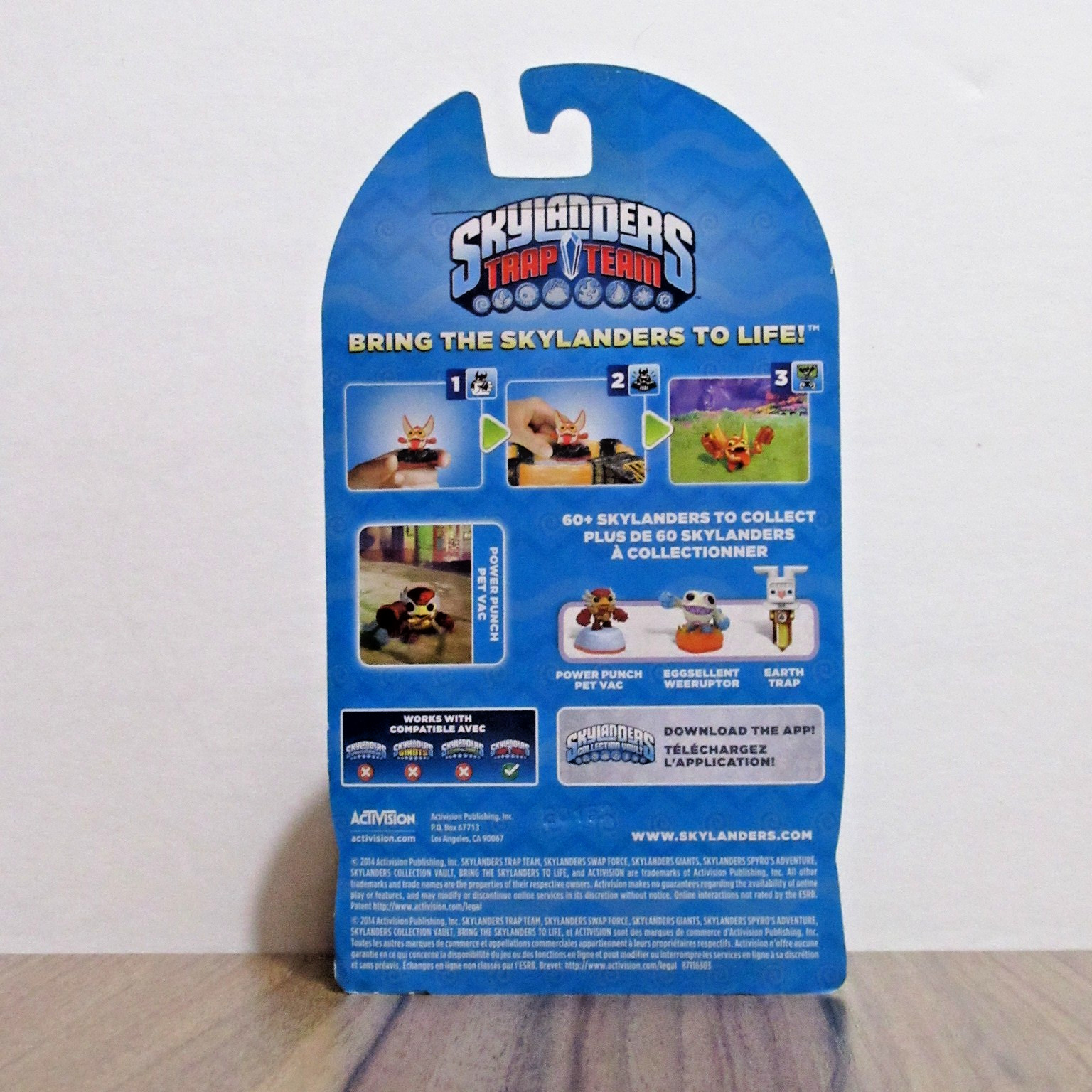SKYLANDERS TRAP TEAM – SPRING EDITION – POWER PUNCH PET VAC & EARTH TRAP