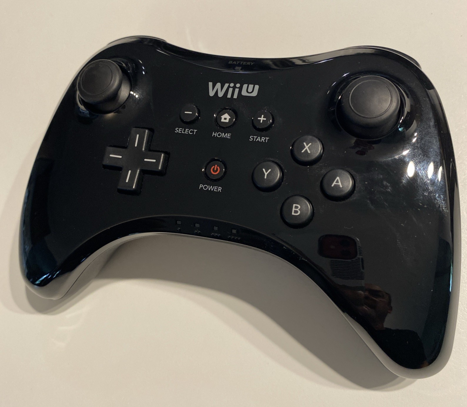 Nintendo Wii U Pro Controller Black Wireless Controller WUP-005 for Wii U