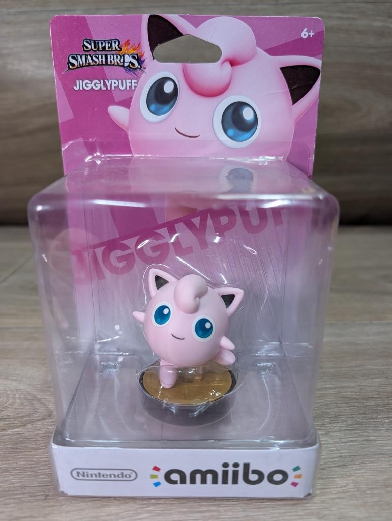 Nintendo amiibo Jigglypuff Super Smash Bros Series Figure New Sealed