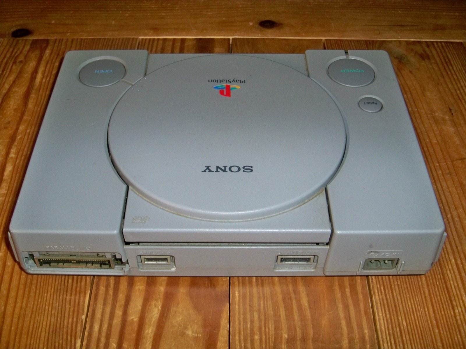 Sony Playstation 1 — PS1 Console ONLY — SCPH-7501 Gray — No Wires