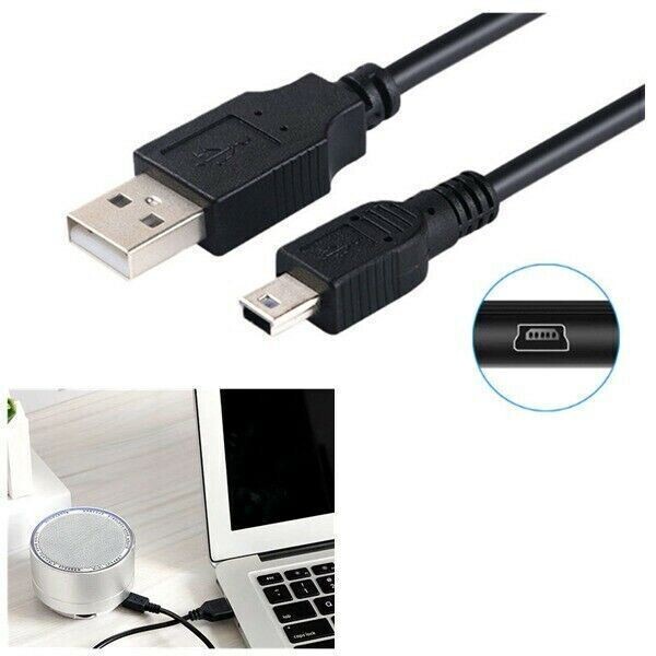5 Pin Mini USB Cable Data Sync Charging Cord for PS3 Camera, Nuvi, GPS, PS3, MP3