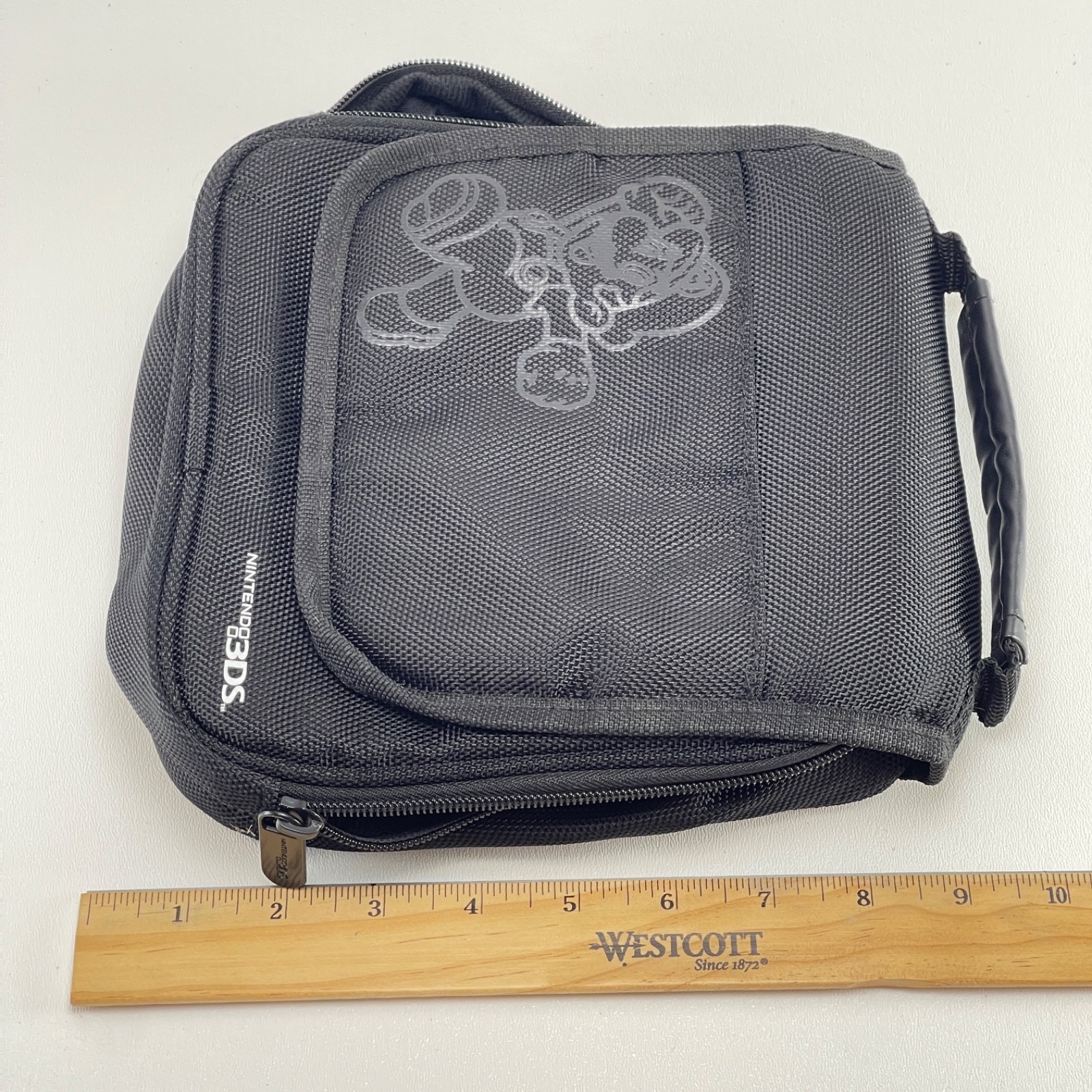 Nintendo 3DS Super Mario Bros Black Carrying Case Travel Bag – Free Shipping