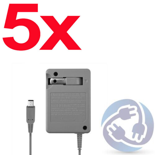 LOT – 5x AC Adapter Home Wall Power Supply Charger Nintendo DSi NDSI 3DS XL LL