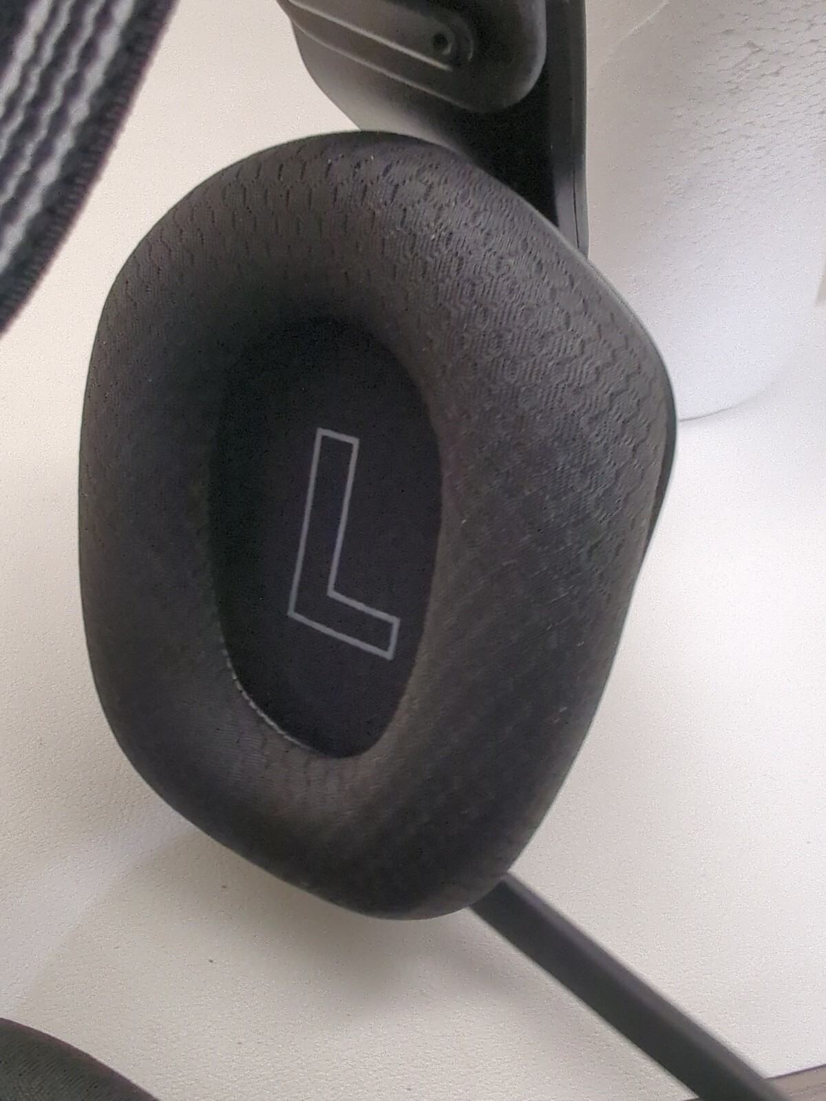 Logitech G733 Wireless Black Gaming Headset Only. Not Tested Lights Up No Dongle