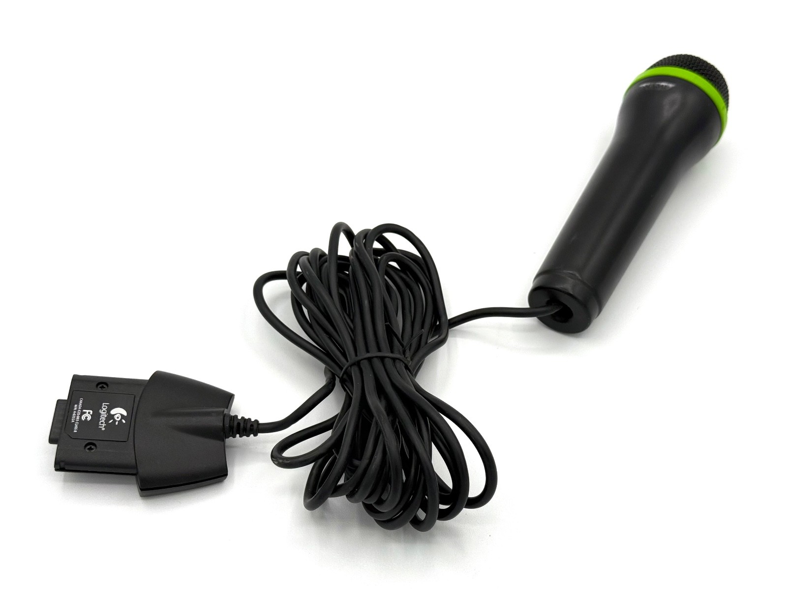 Logitech Konami Original Xbox Wired Microphone Karaoke Revolution Untested AS-IS